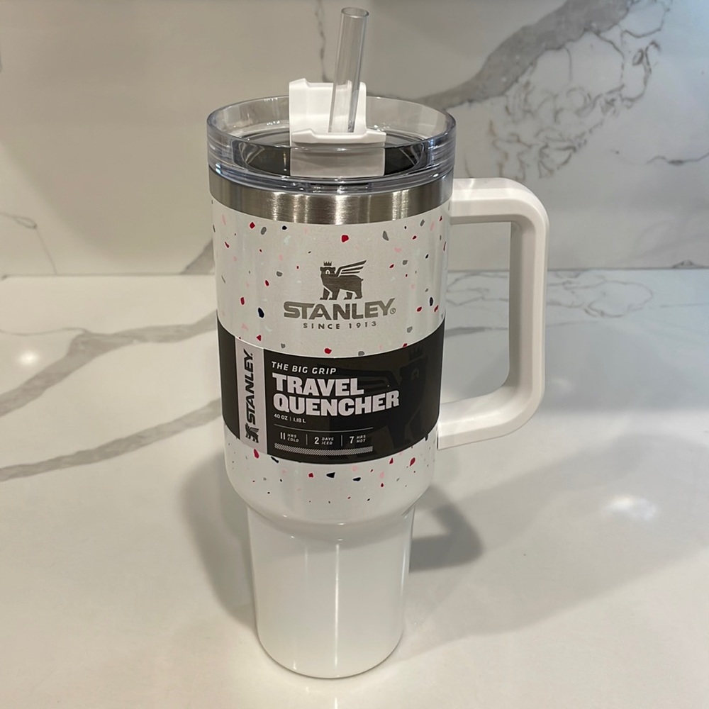 Stanley - TERRAZZO PEARLESCENT - ‘OG’ 40 oz. Adventure Quencher Tumbler -  NWT!